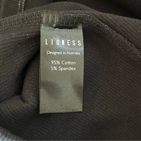 Lioness Cotton Ribbed Black Body Con Mini Dress BNWT - Picture 8 of 10